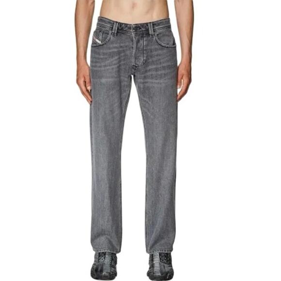 Diesel Men’s Larkee Straight Leg Jeans Gray Size 31X32 - Picture 1 of 8